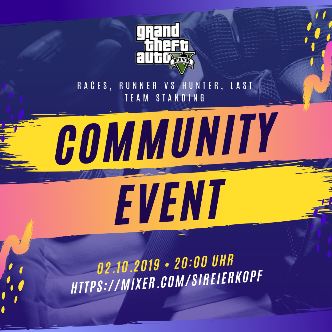 GTA Community Event mit Sir Eierkopf