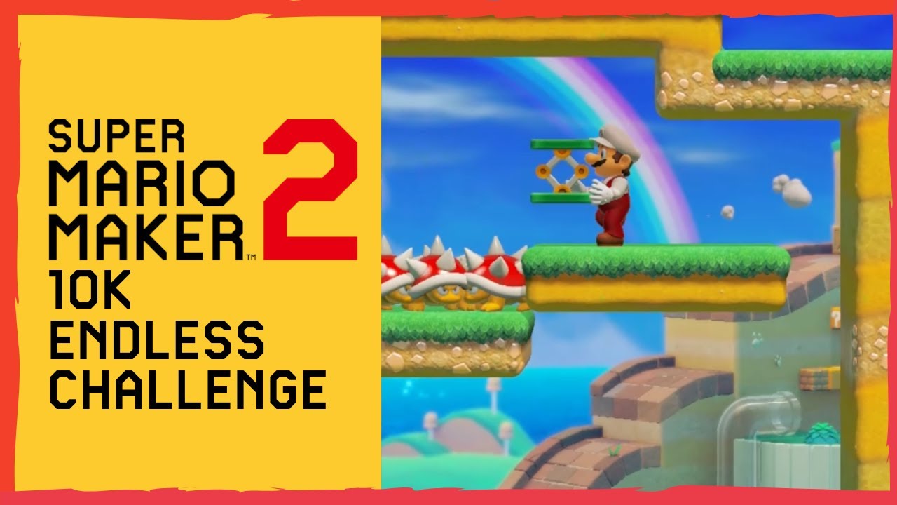 10K Endless Mode Challenge | Normal ⭐ Super Mario Maker 2 🍄 Level 101+ #012