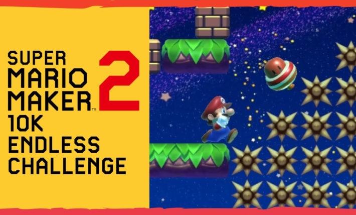 10K Endless Mode Challenge | Normal ⭐ Super Mario Maker 2 🍄 Level 114+ #013