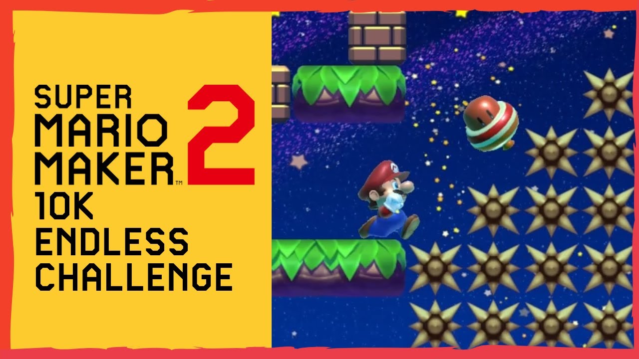 10K Endless Mode Challenge | Normal ⭐ Super Mario Maker 2 🍄 Level 114+ #013