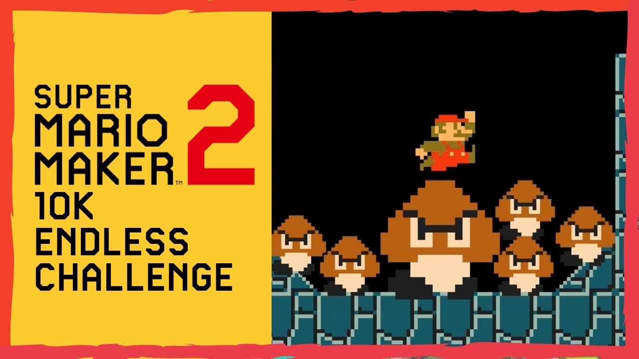 10K Endless Mode Challenge | Normal ⭐ Super Mario Maker 2 🍄 Level 123+ #014