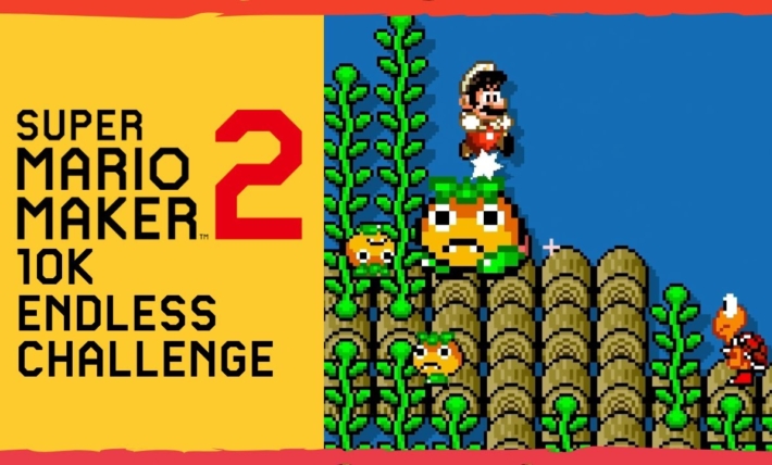 10K Endless Mode Challenge | Normal ⭐ Super Mario Maker 2 🍄 Level 129+ #015