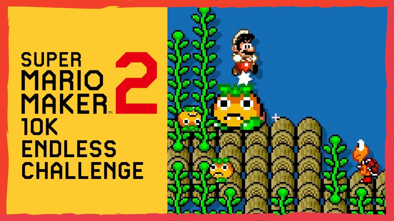 10K Endless Mode Challenge | Normal ⭐ Super Mario Maker 2 🍄 Level 129+ #015