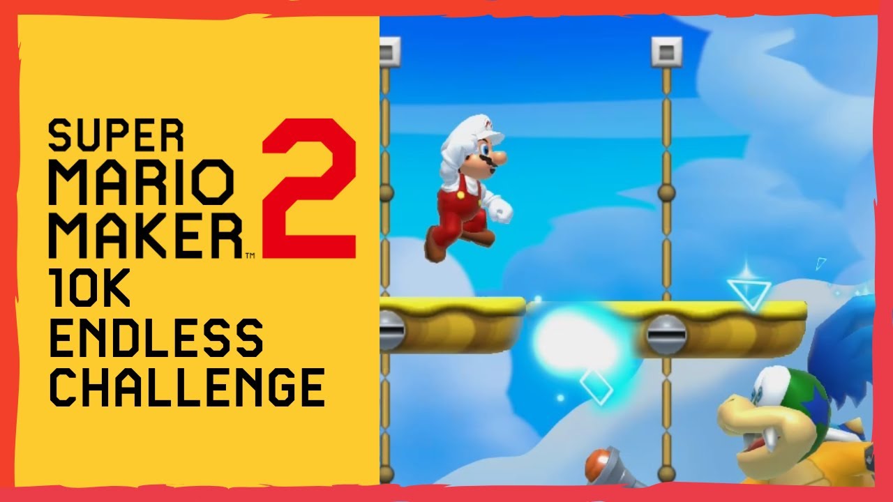 10K Endless Mode Challenge | Normal ⭐ Super Mario Maker 2 🍄 Level 146+ #017