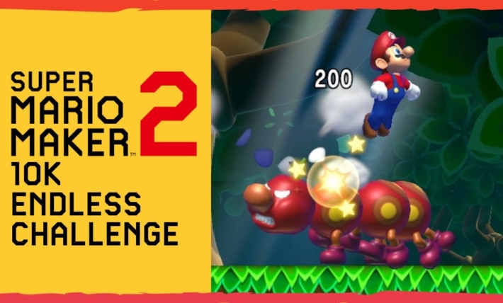 10K Endless Mode Challenge | Normal ⭐ Super Mario Maker 2 🍄 Level 153+ #018