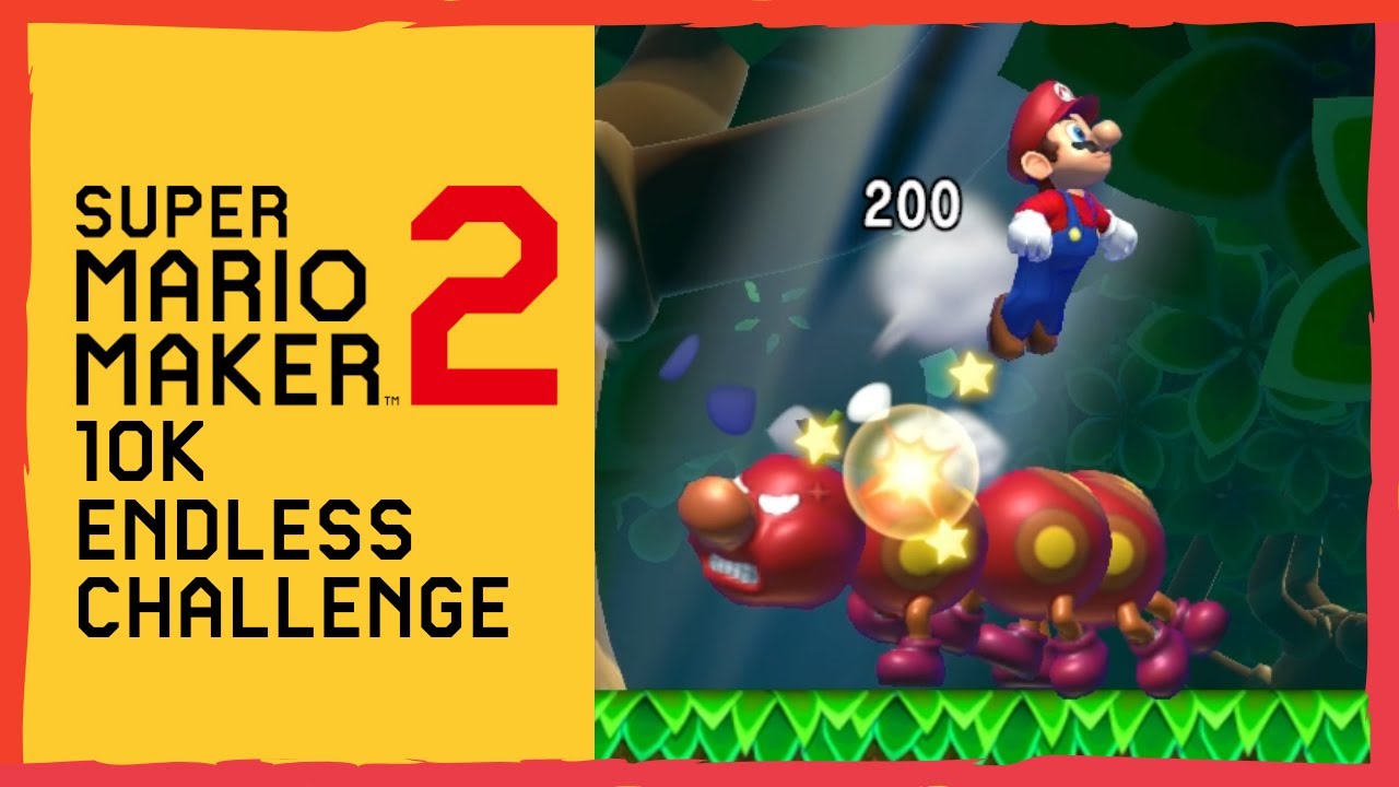 10K Endless Mode Challenge | Normal ⭐ Super Mario Maker 2 🍄 Level 153+ #018