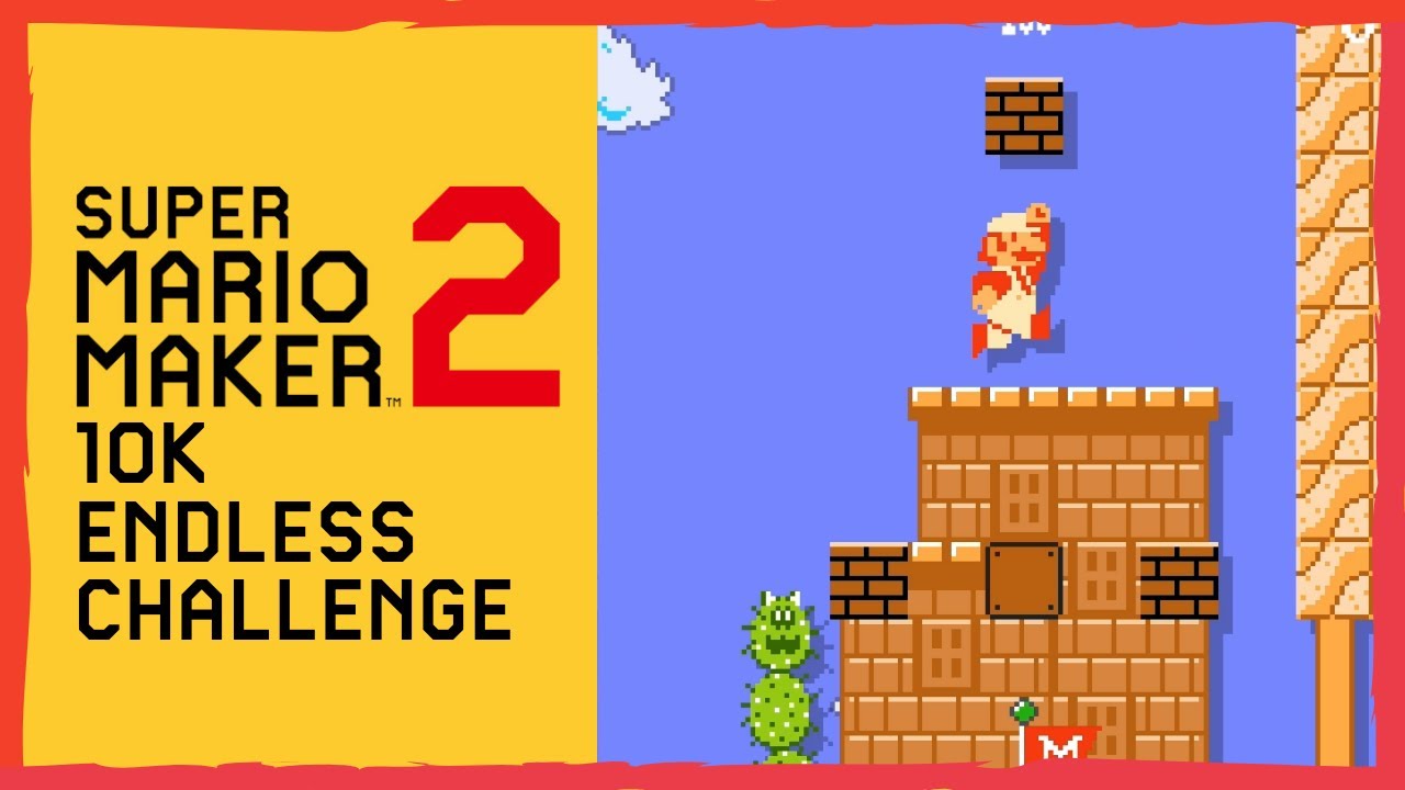 10K Endless Mode Challenge | Normal ⭐ Super Mario Maker 2 🍄 Level165+ #019