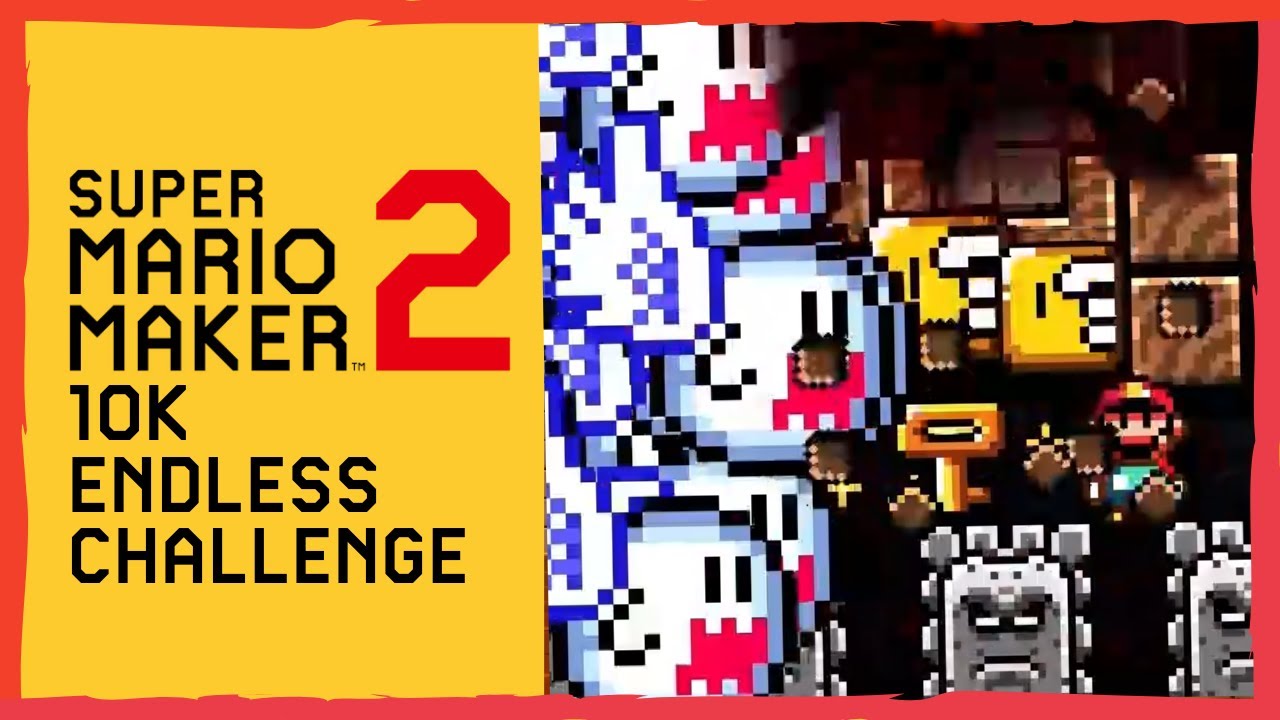 10K Endless Mode Challenge | Normal ⭐ Super Mario Maker 2 🍄 Level 217+ #025