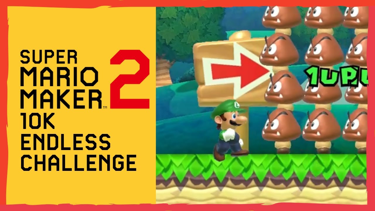 10K Endless Mode Challenge | Normal ⭐ Super Mario Maker 2 🍄 Level 241+ #028