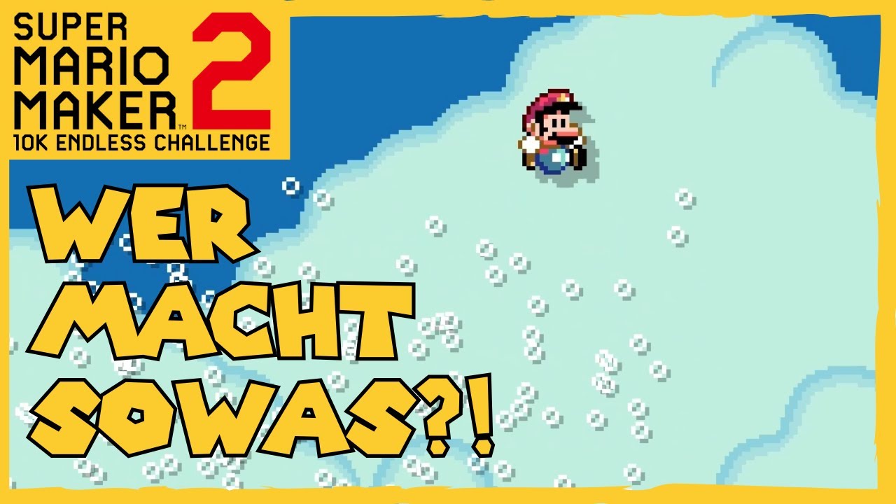 Das LANGWEILIGSTE LEVEL aller Zeiten? 10K Endless Challenge | Normal ⭐ SMM2 🍄 Level 345+ #041