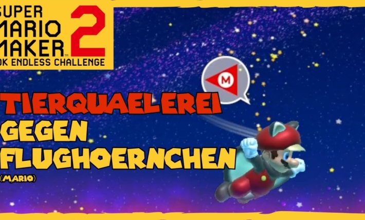 TIERQUÄLEREI GEGEN FLUGHÖRNCHEN(mario)! 10K Endless Challenge | Normal ⭐ SMM2 🍄 Level 313+ #037